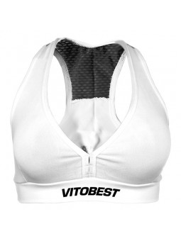 Top realzante Kaira blanco-negro