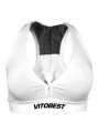 Top realzante Kaira blanco-negro