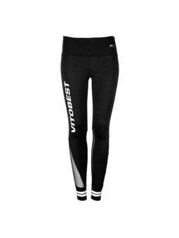 Mallas doble línea Kaira negra-blanca