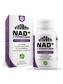 NAD+ & Pterostilbene 60 VegeCaps