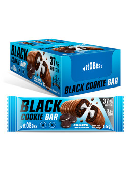 Black Cookie Bar 12 barritas