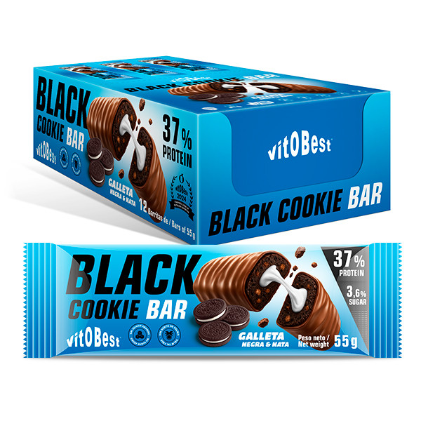 Black Cookie Bar 12 barritas