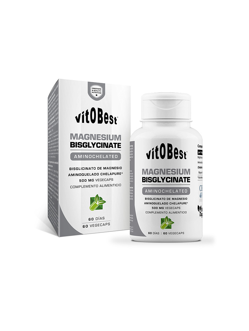 Magnesium Bisglycinate Aminochelated 60 VegeCaps