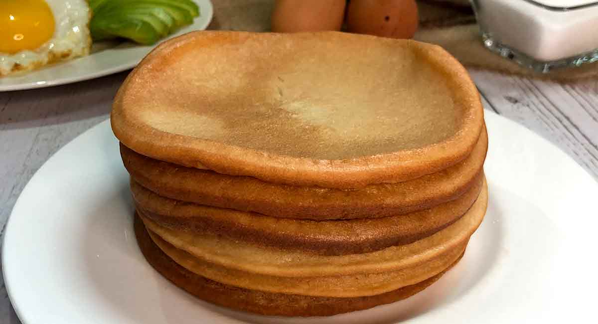 Receta Pancake de Arroz Vitobest®.