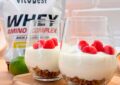 Receta de Lemon Protein Cheesecake en vasitos