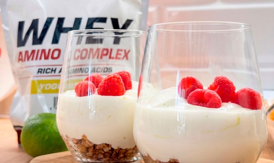 Receta de Lemon Protein Cheesecake: vasitos proteicos de limón