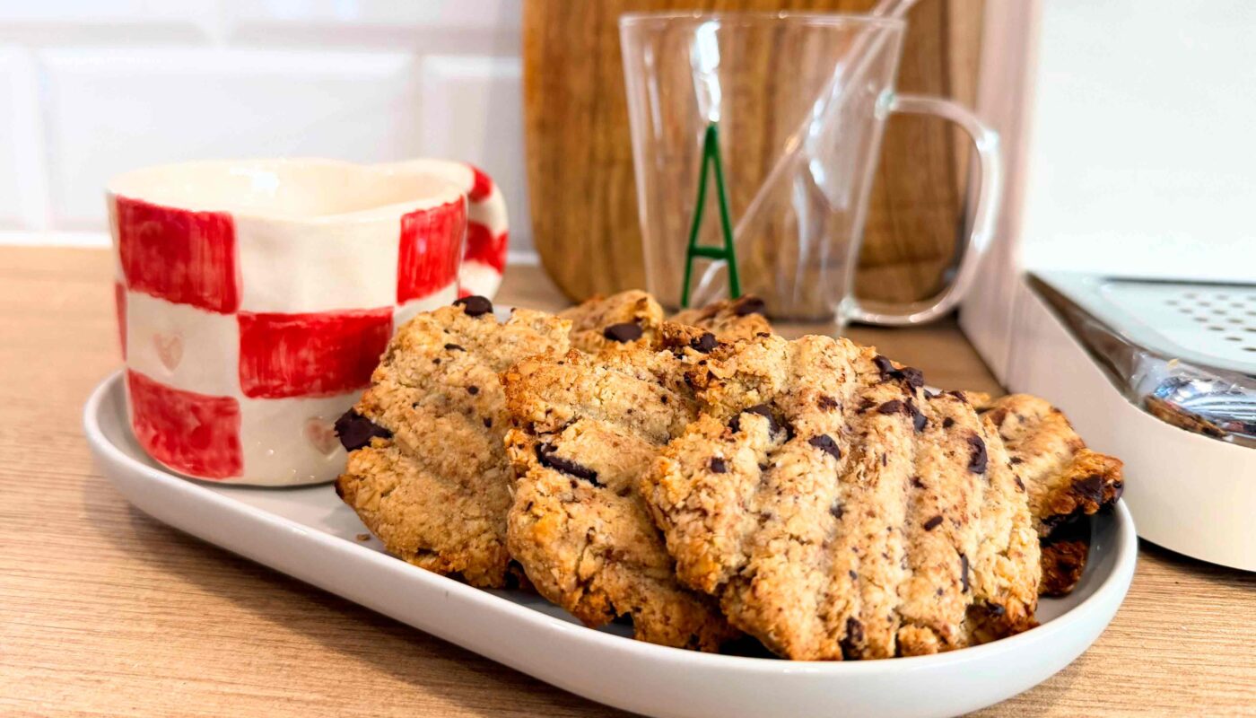 Galletas Chunky de Avena y Almendra con chocolate negro